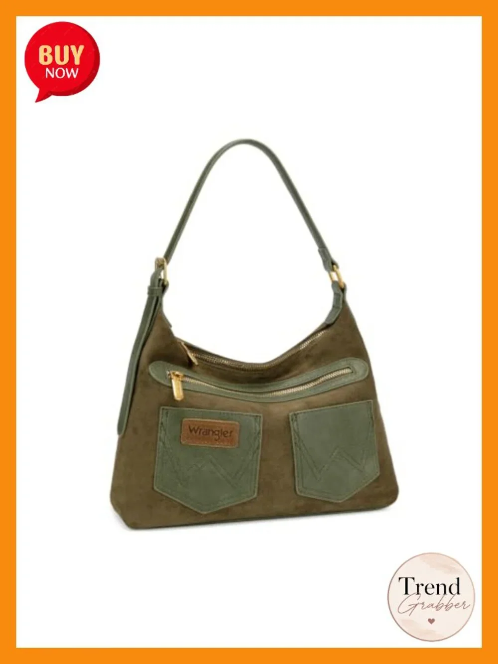 Faux Suede Hobo Shoulder Bag Slouchy Crossbody Purse for Women